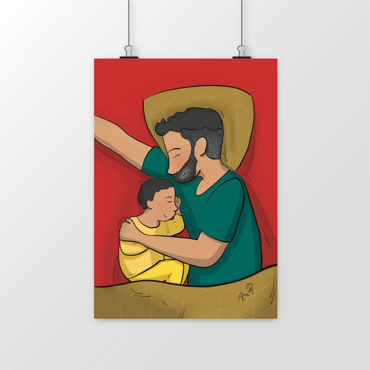 Image front Affiche dodo avec papa 