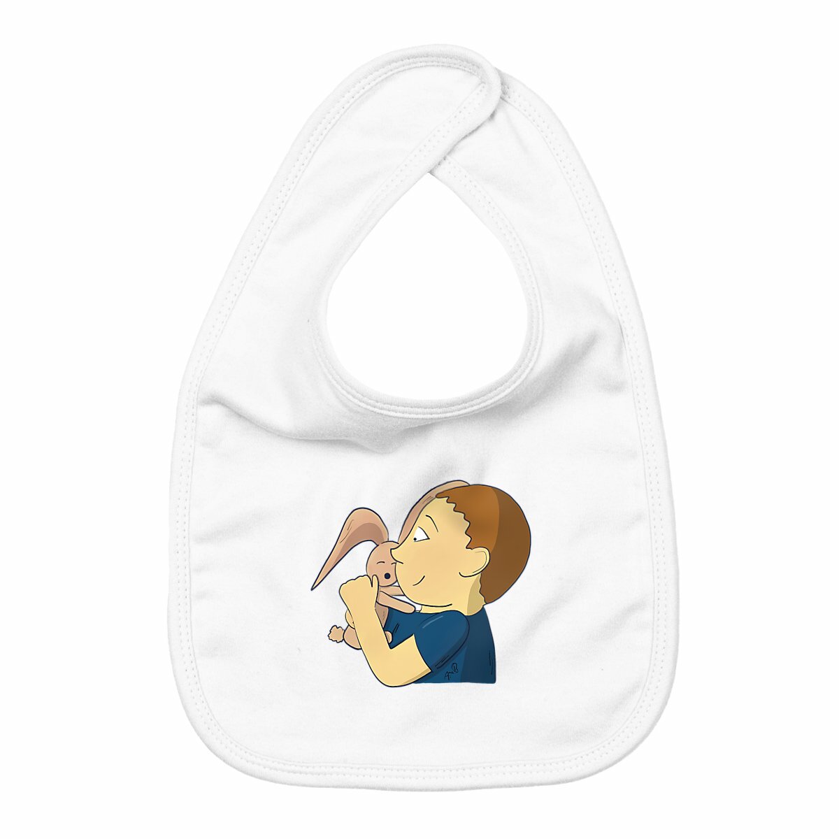 Image back Bavoir câlin à doudou personnalisable 
