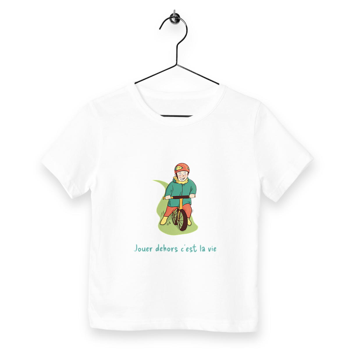 Image back T-shirt enfant draisienne 