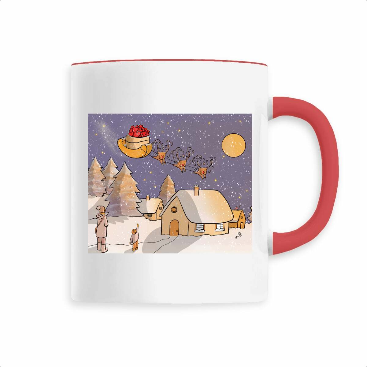Image back Tasse distribution d’amour à Noël 