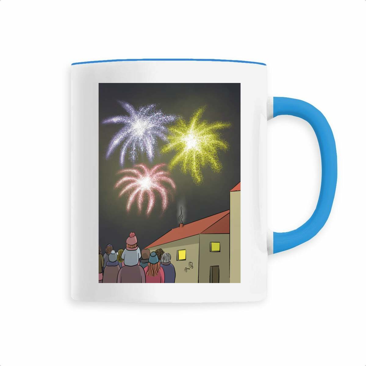 Image back Tasse feu d’artifice 