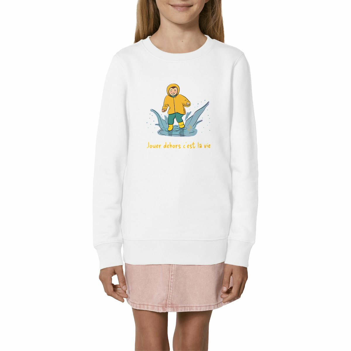 Image front Sweat-shirt enfant flaque d’eau