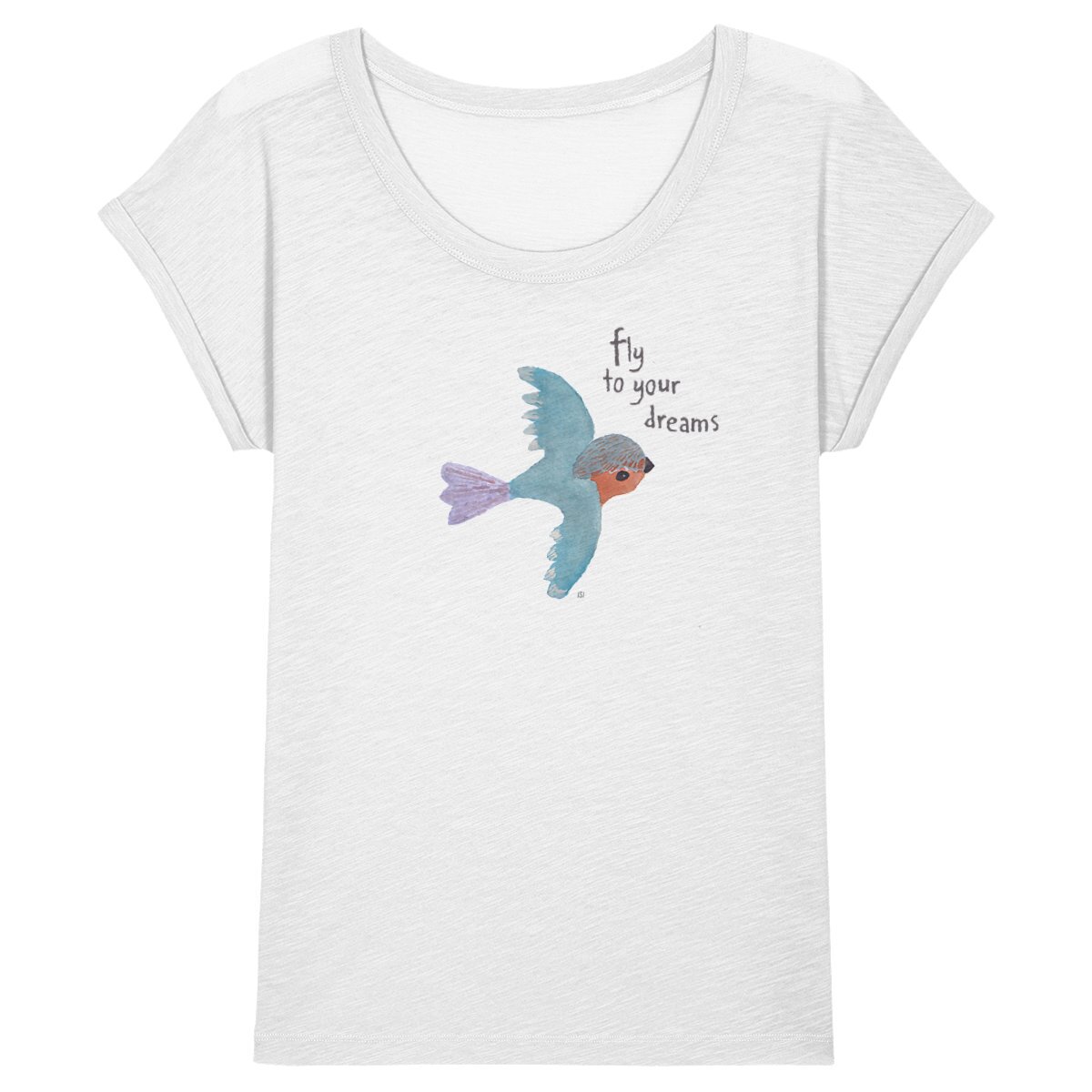 Image back FLY Bird slub t-shirt