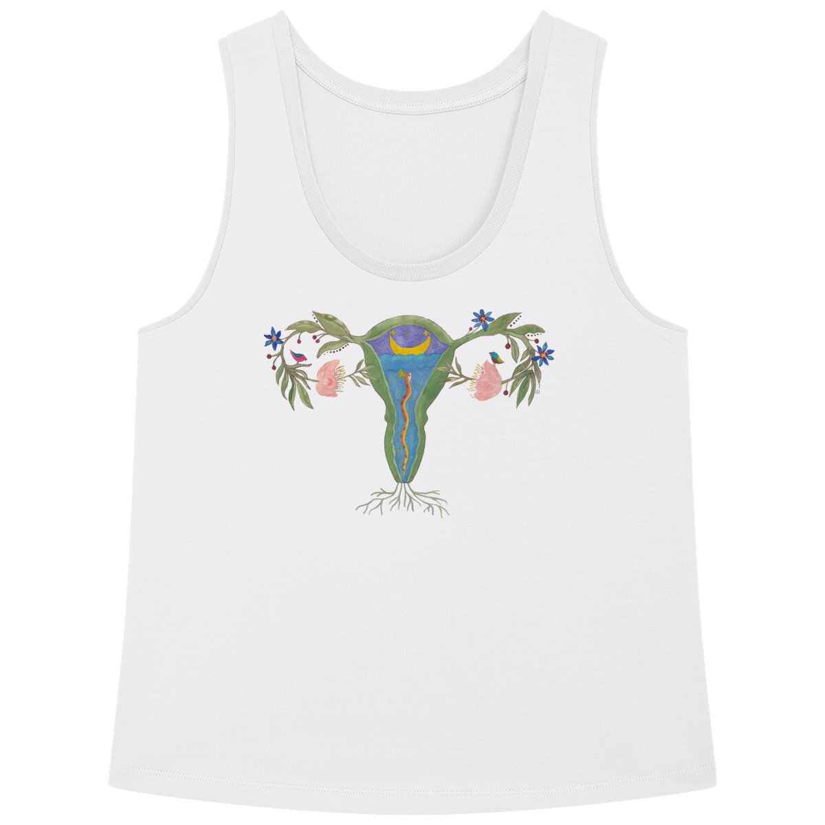 Image back Uterus Tank Top