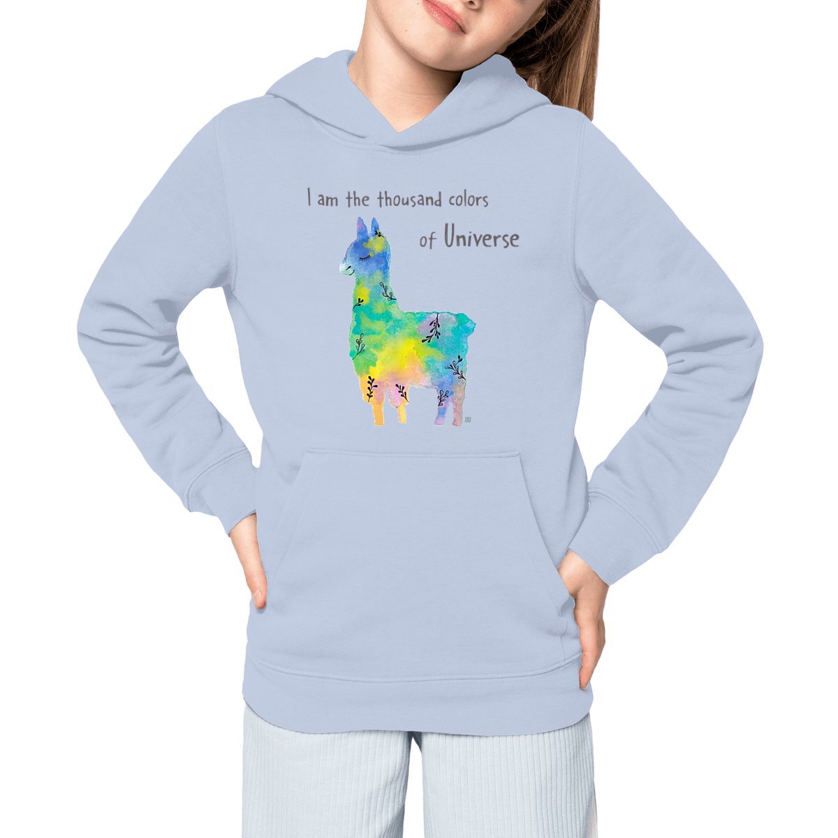 Image front Lama Kids hoodie