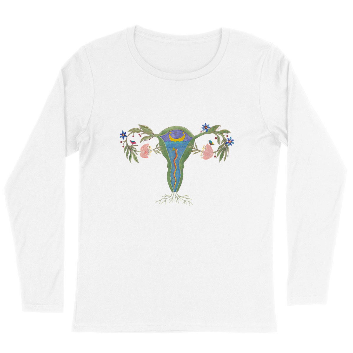 Image back Uterus long sleeve T-shirt