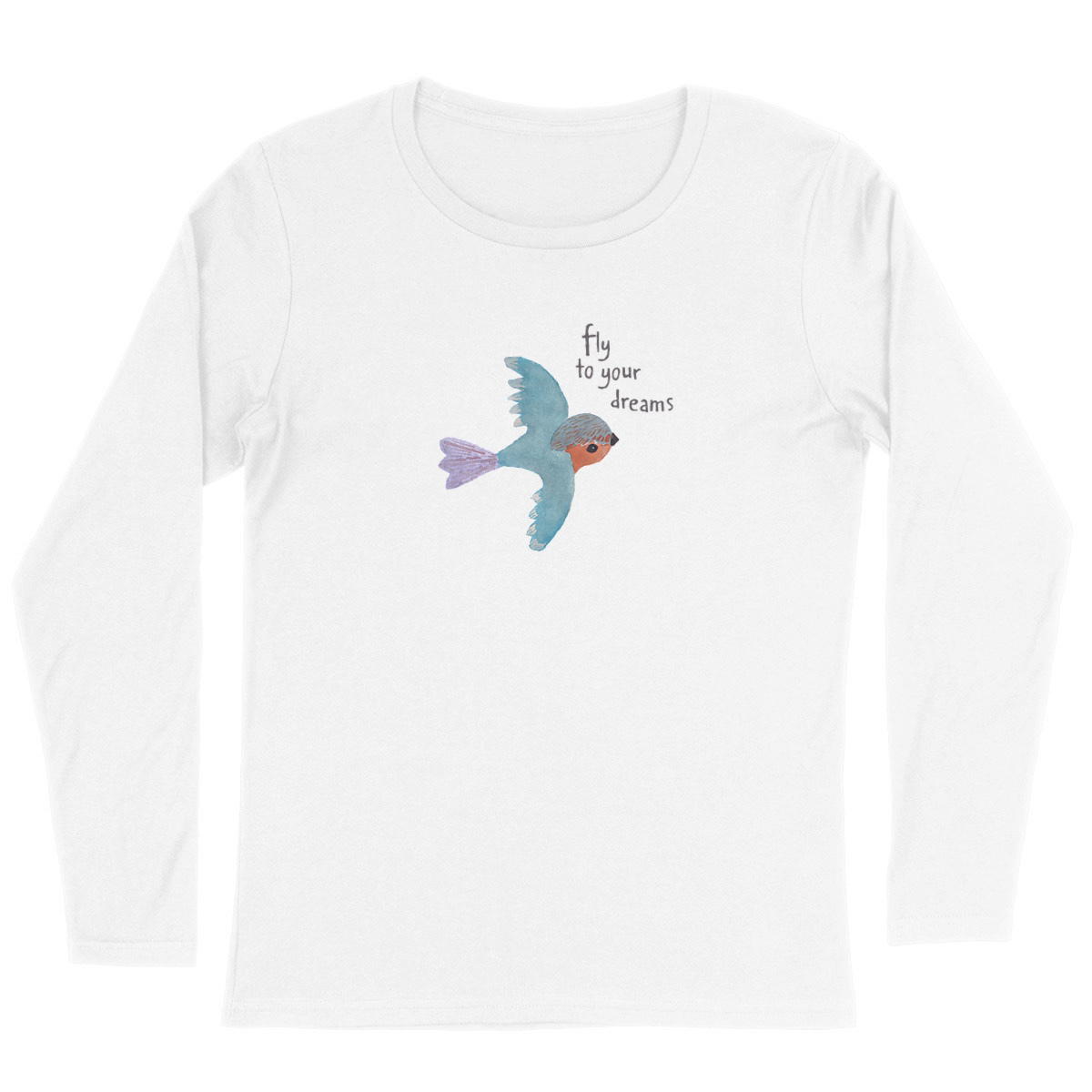 Image back Fly Bird long sleeve T-shirt