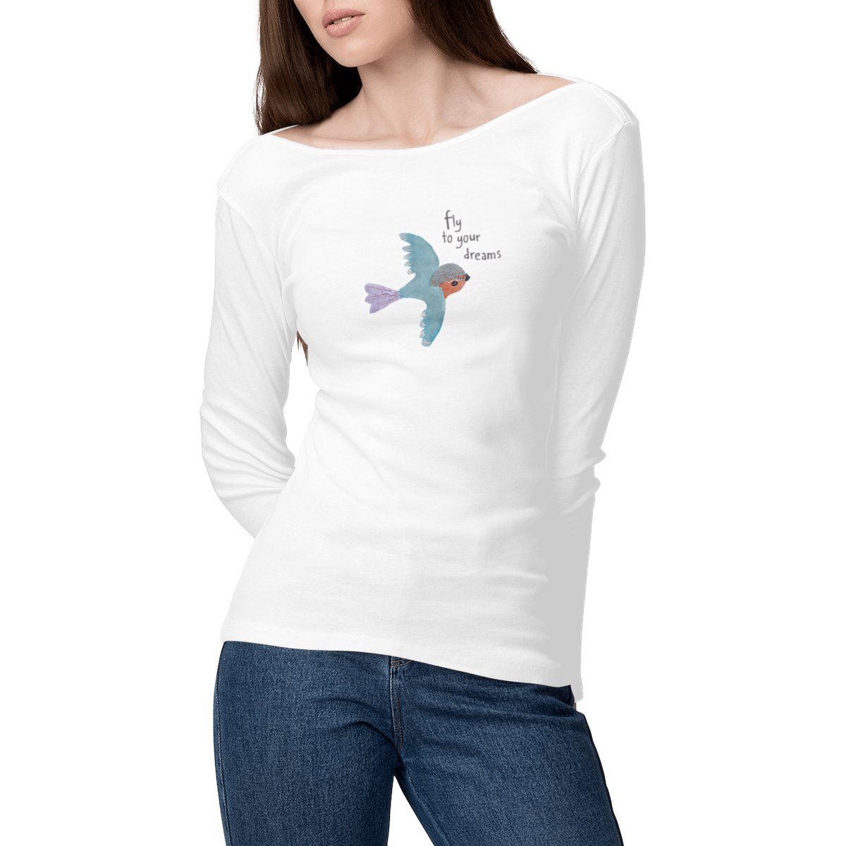 Image front Fly Bird long sleeve T-shirt