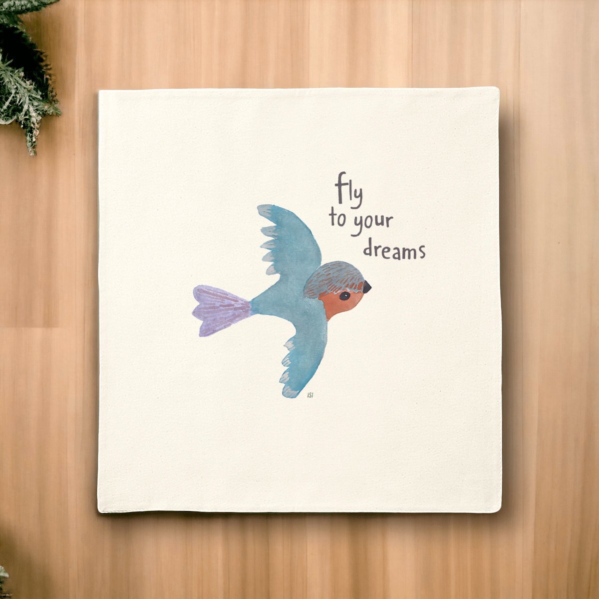 Image front FLY Bird cushion cover