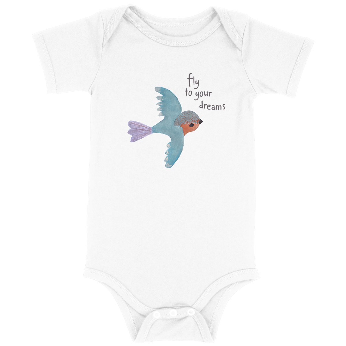 Image back Fly to your dreams Baby Bodysuit