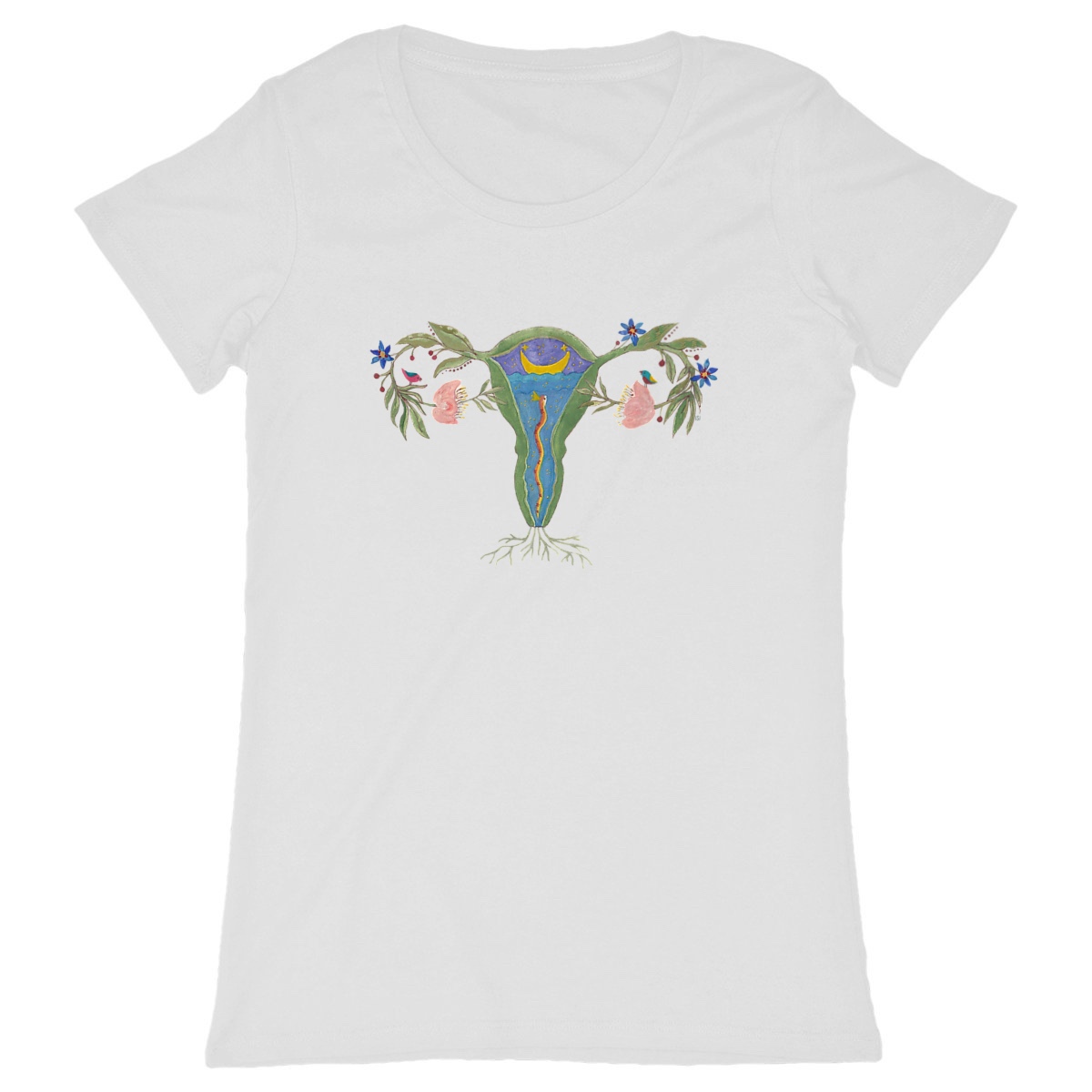 Image back Uterus classic T-shirt