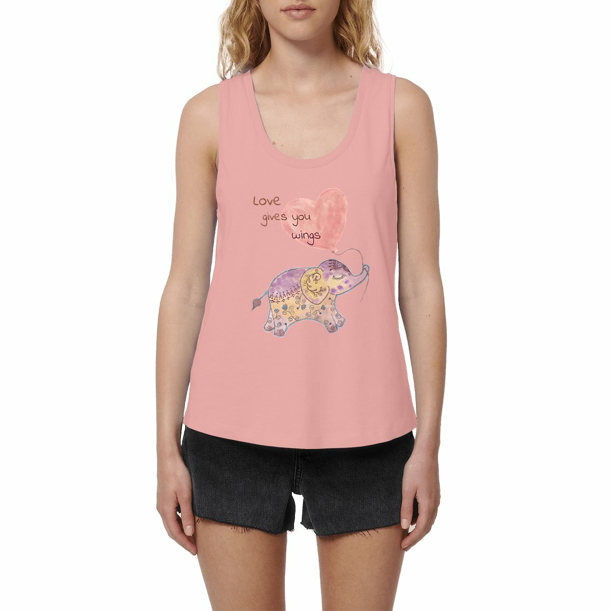 Image front Elephant women´s tank top