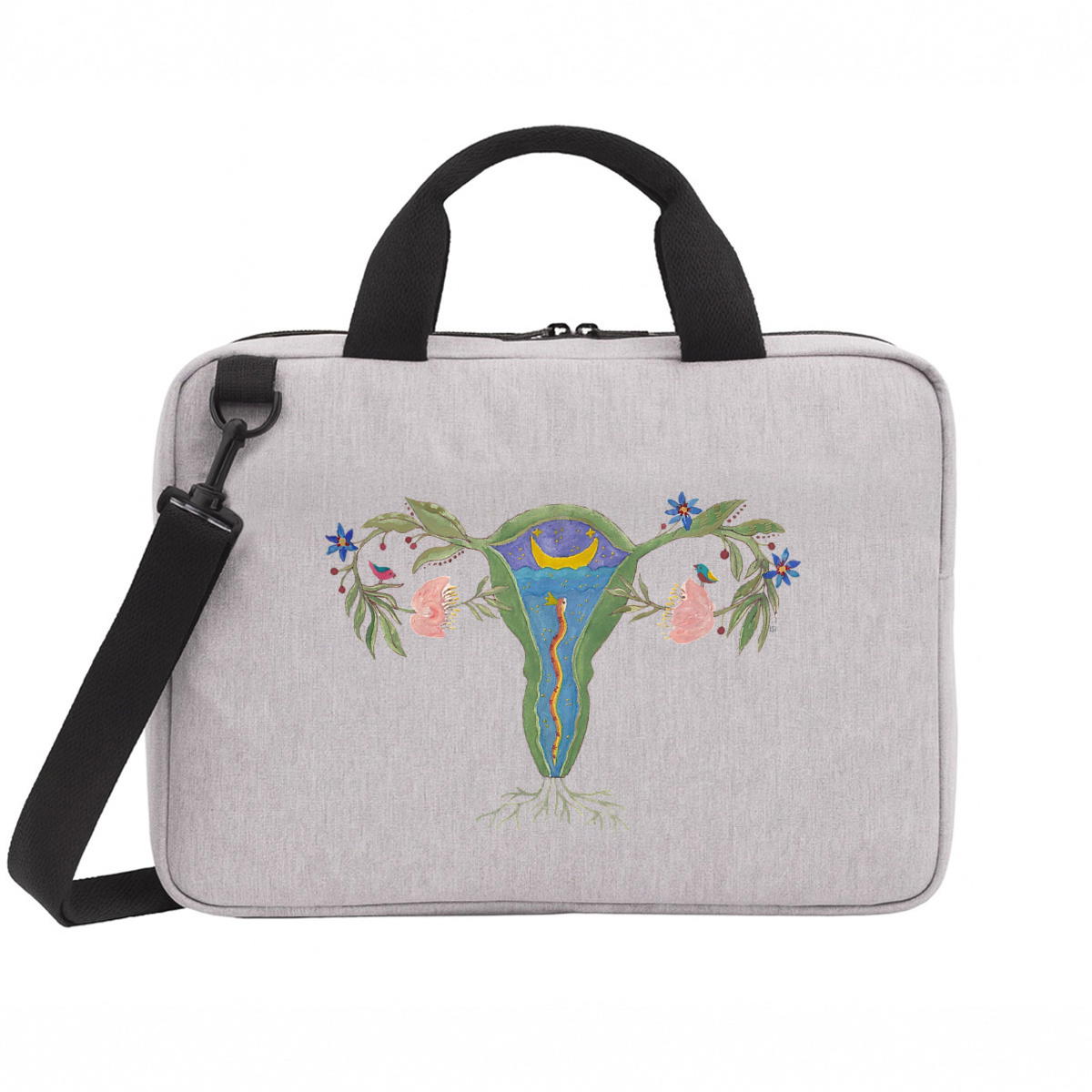 Image back Uterus Laptop Bag
