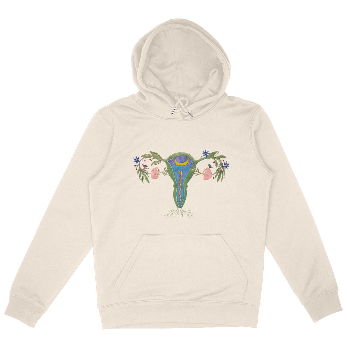 Image back Uterus Unisex hoodie