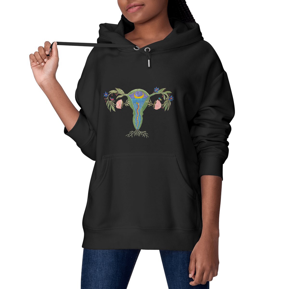 Image front Uterus Unisex hoodie