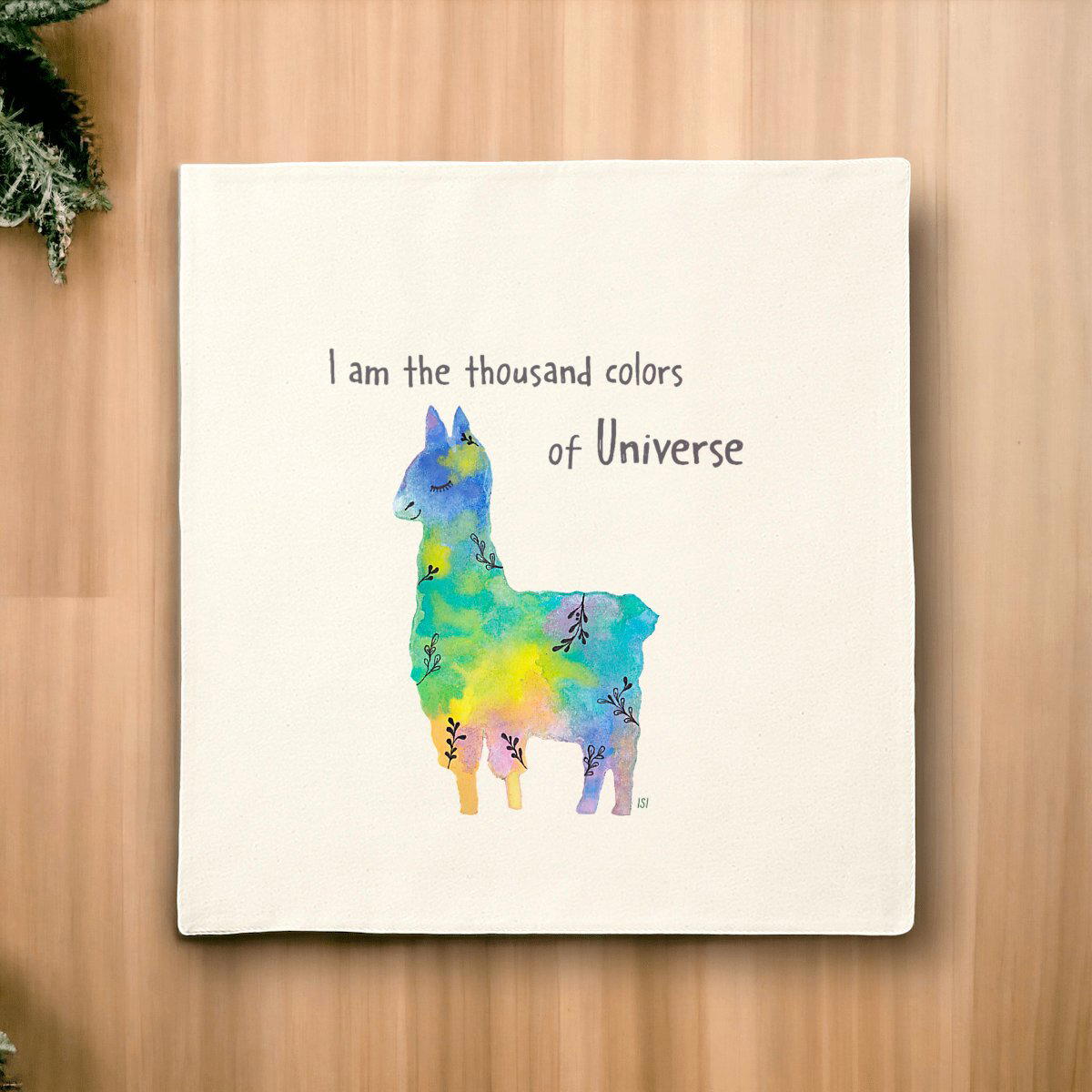 Image front LAMA cushion cover