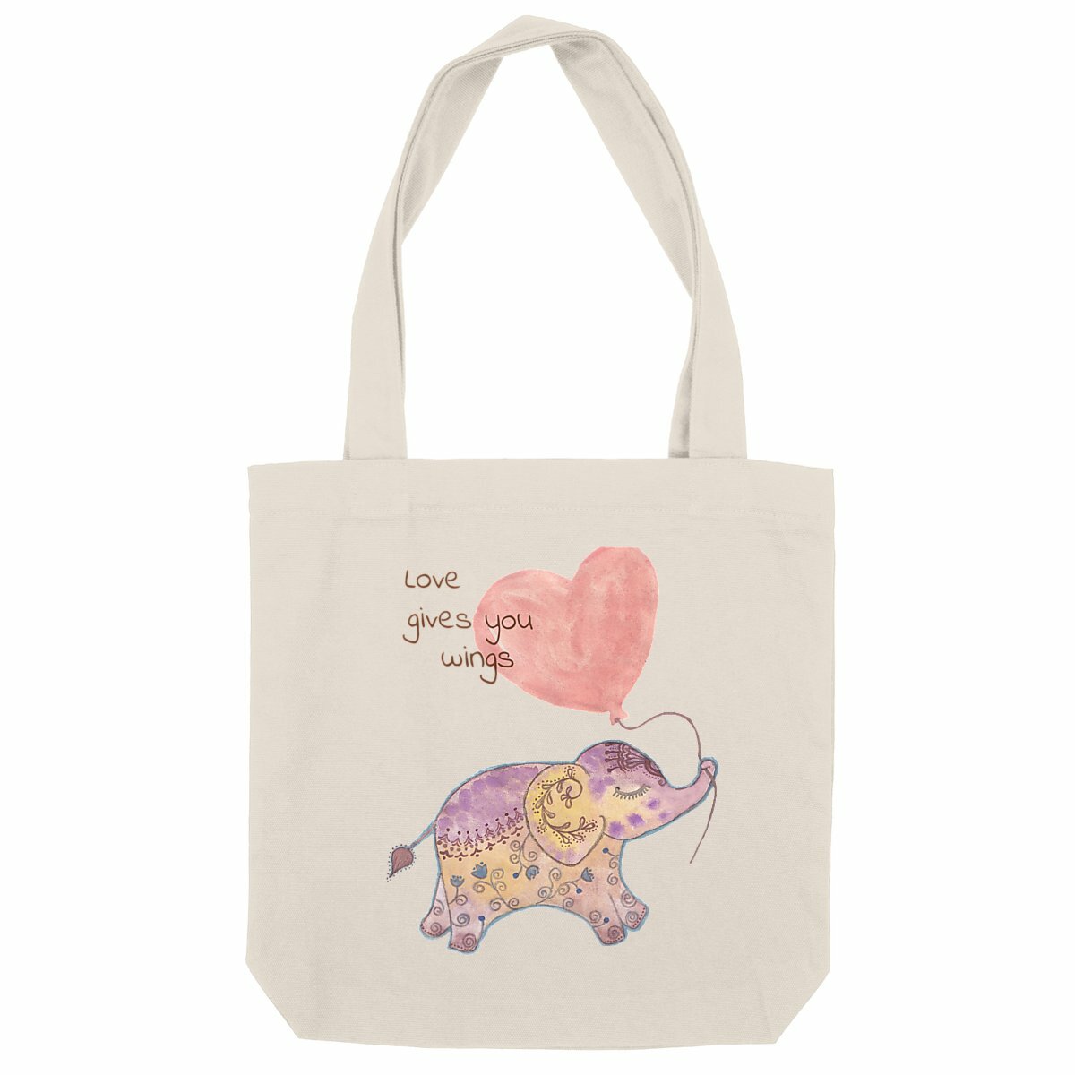 Image front Elephant Tote Bag