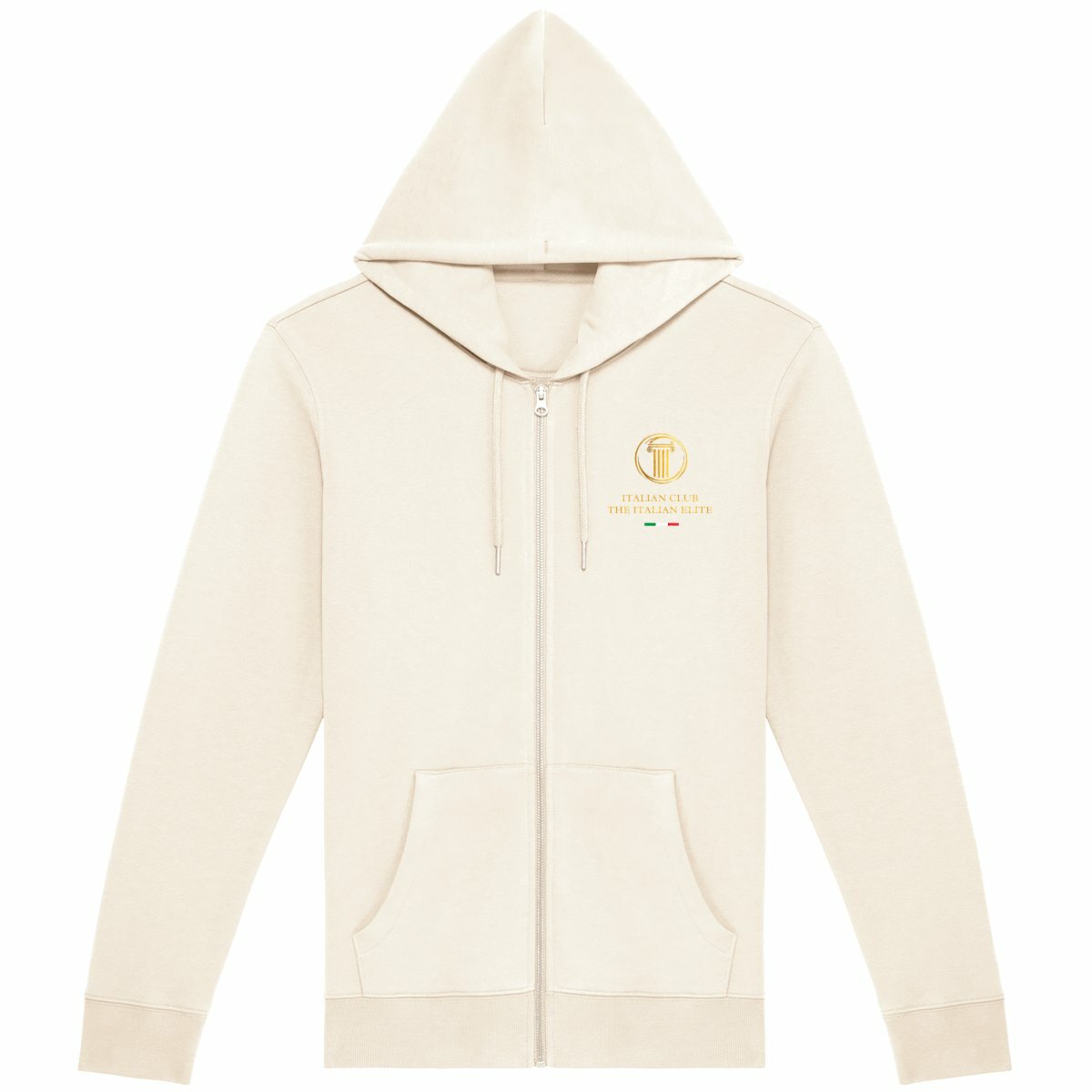 Italian Club Zip Hoodie – Unisex Premium - Image