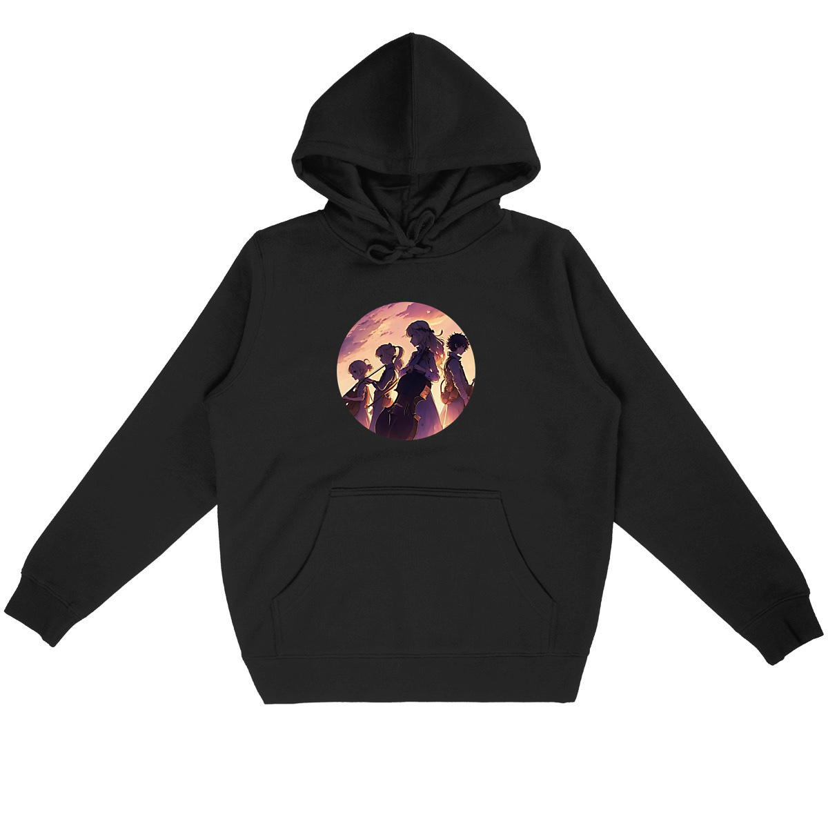 Image back Unisex Hoodie Sunset