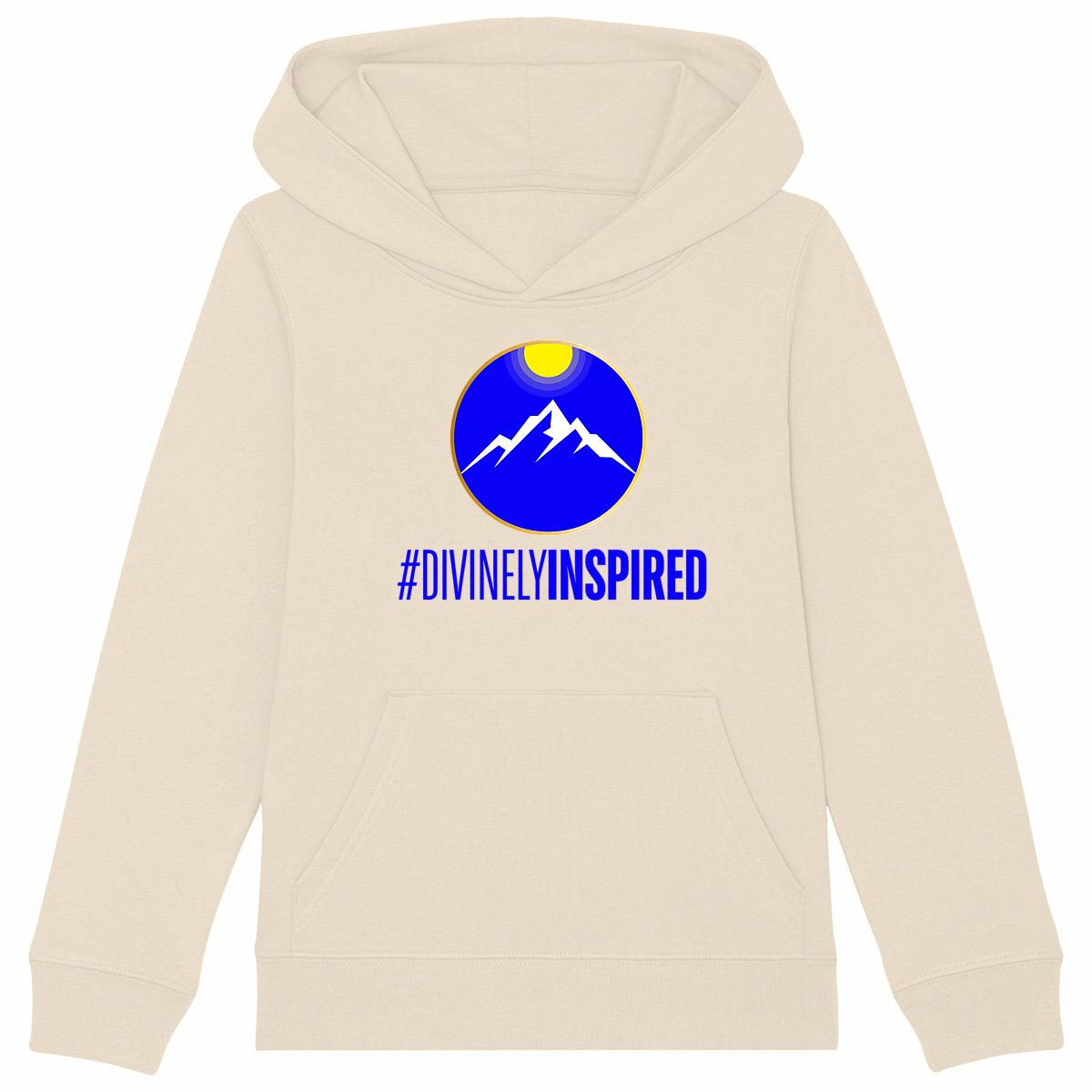 Image back #DivinelyInspired Kids Heavyweight Unisex Organic Cotton Premium Hoodie
