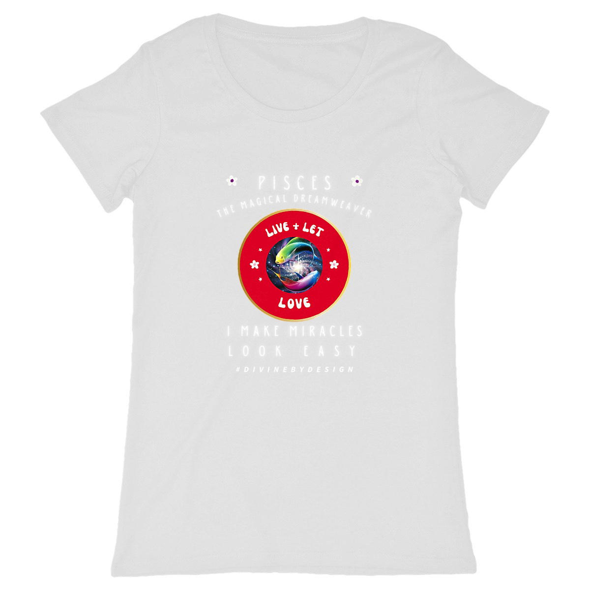 Image back ♓︎ Pisces The Magical Dreamweaver Women's Classic Cotton T-Shirt