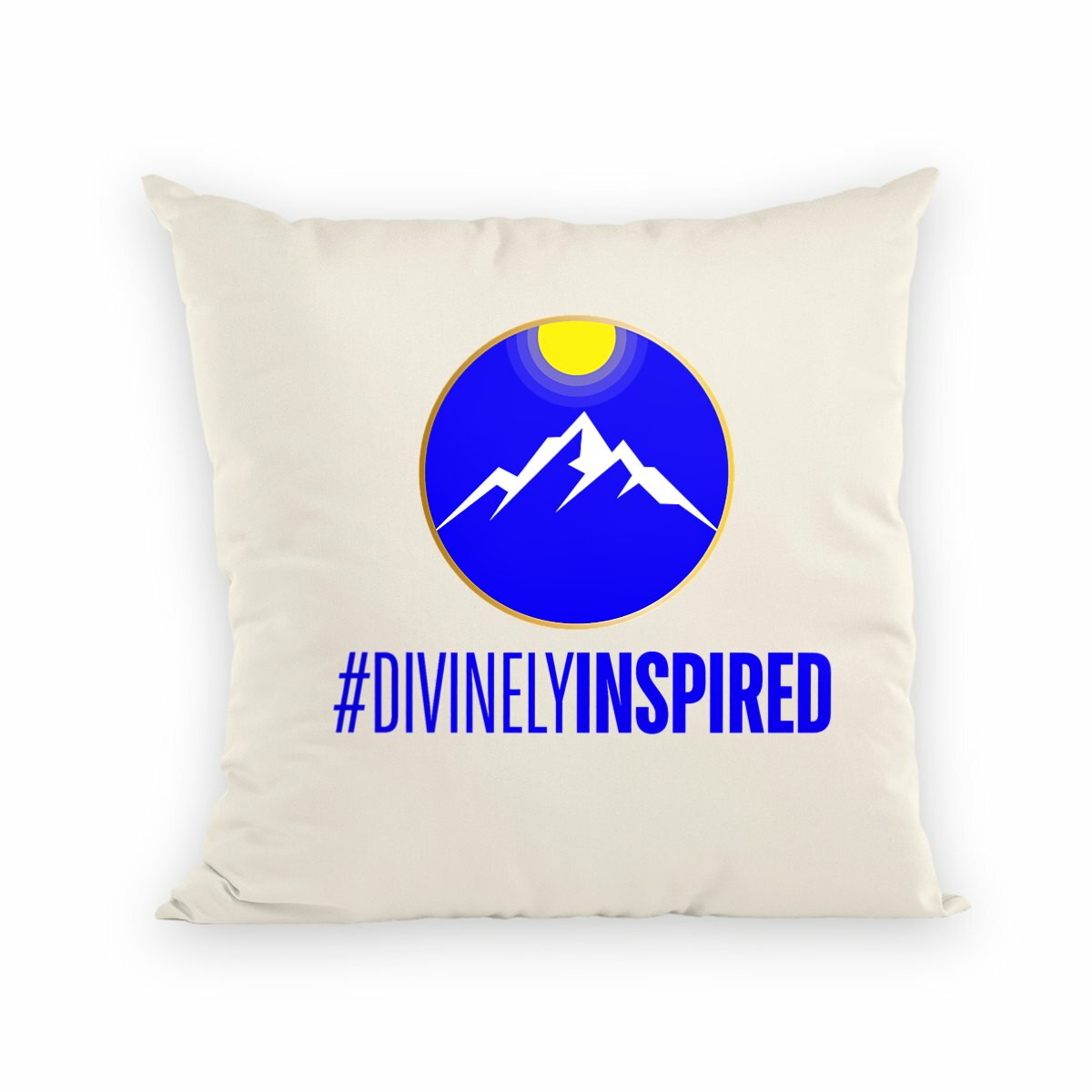 Image back #DivinelyInspired Cushion