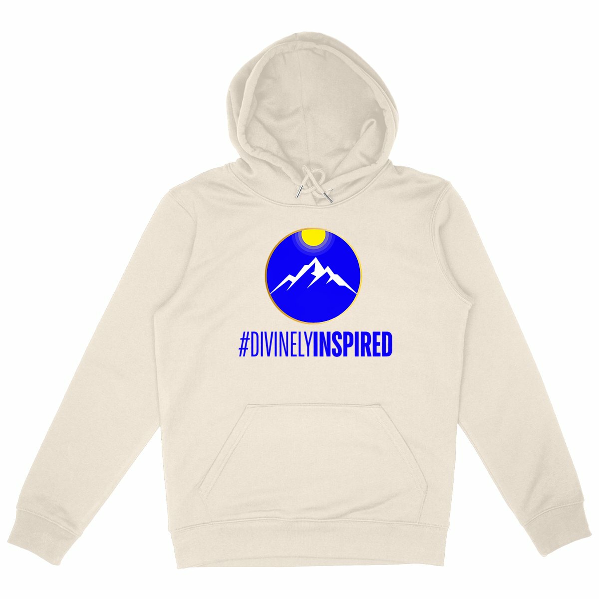 Image back #DivinelyInspired Heavyweight Unisex Organic Cotton Premium Hoodie