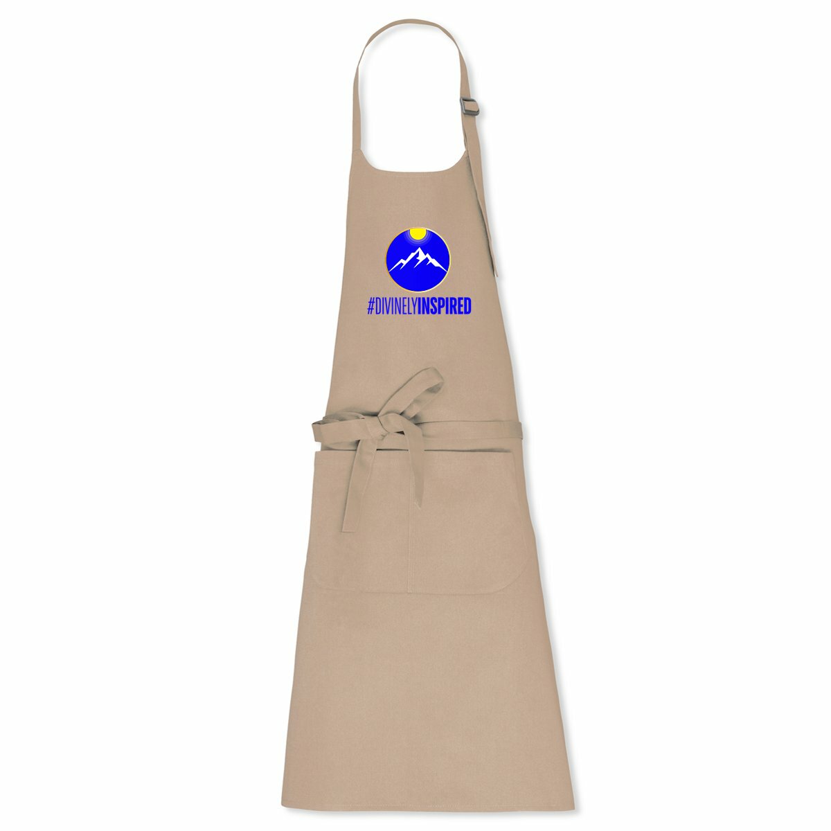 Image back #DivinelyInspired Organic Cotton Apron