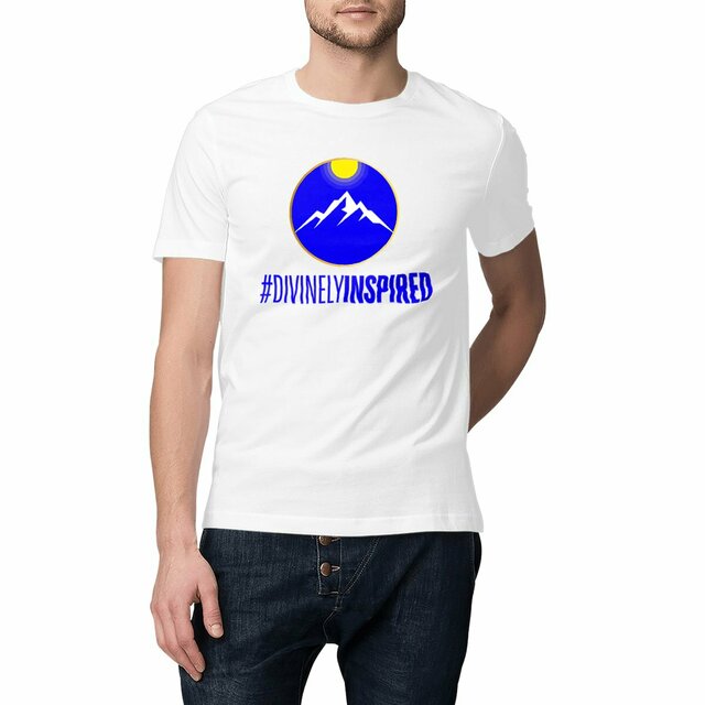 Image front #DivinelyInspired Heavyweight Unisex Organic Cotton Premium Tee