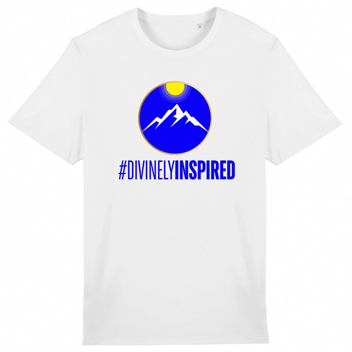 Image back #DivinelyInspired Eco-Conscious Spirituality Lightweight Unisex Organic Cotton Premium Tee