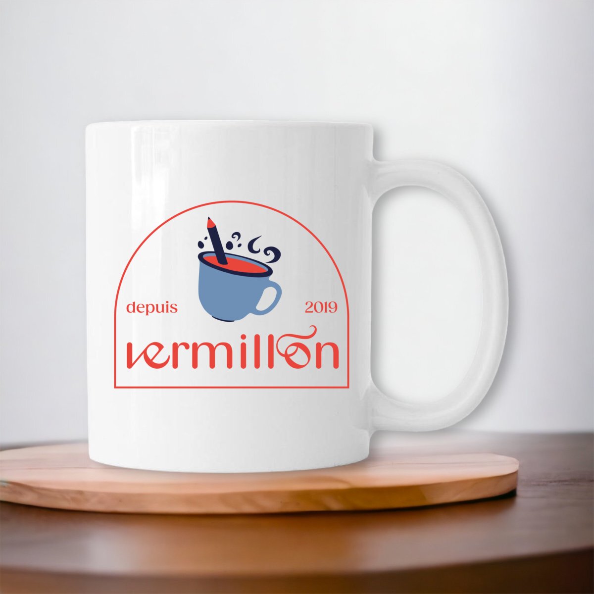 Image front Mug Vermillon Rouge