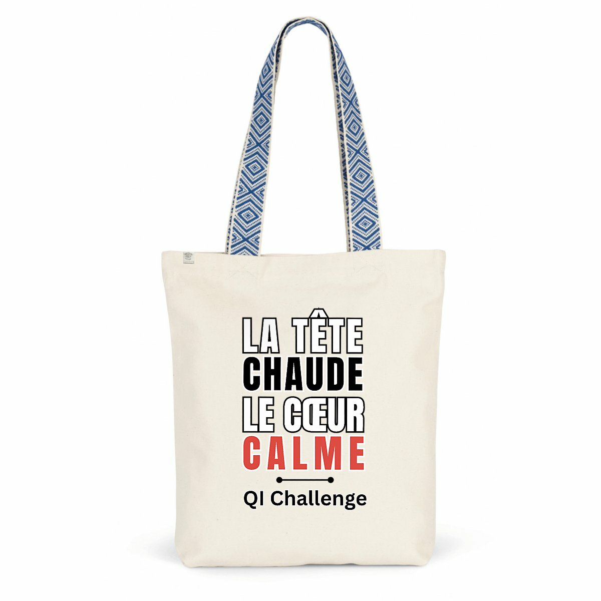 Totebag QI – La tête chaude, le cœur calme - Image