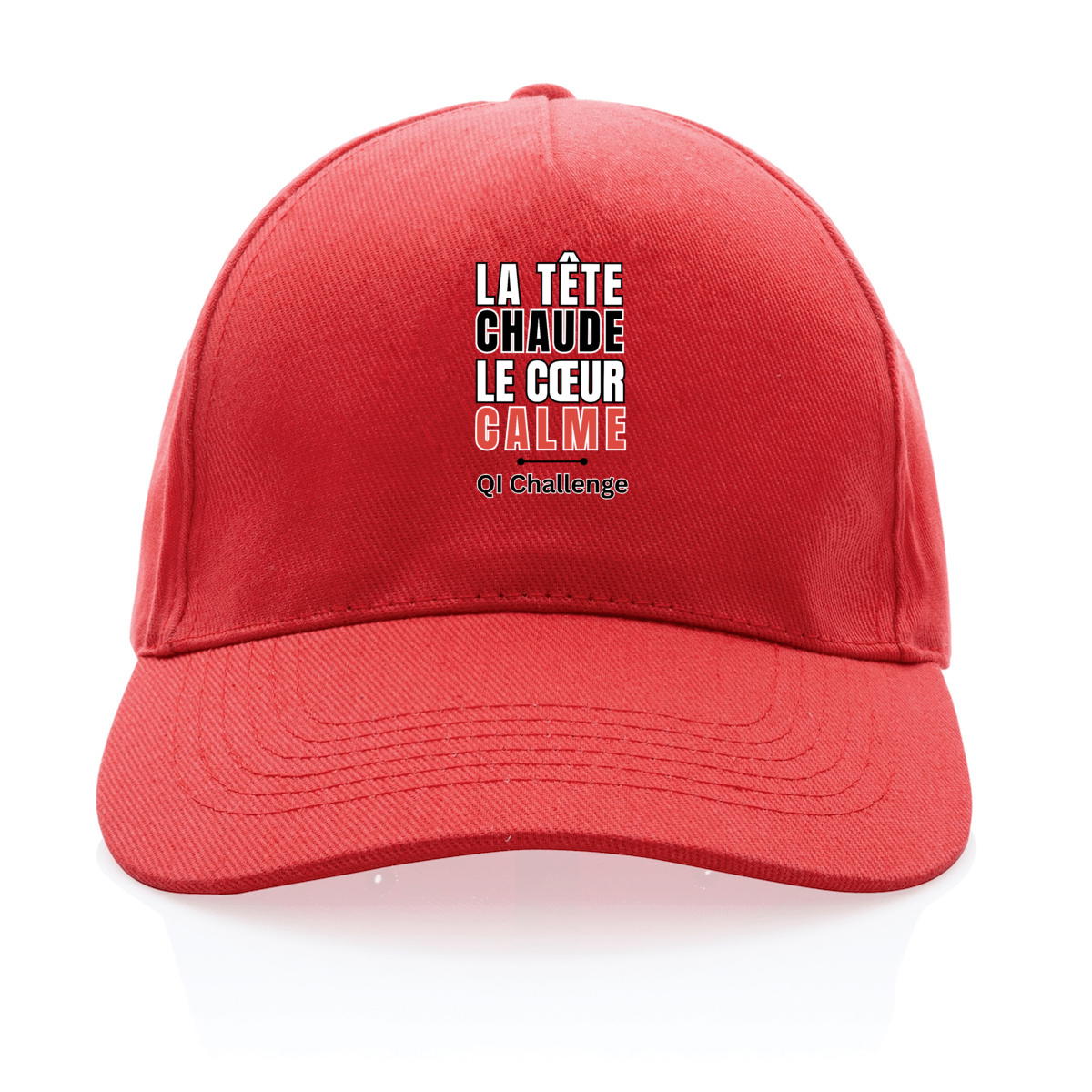 Casquette “Tête chaude, cœur calme” – QI Challenge - Image