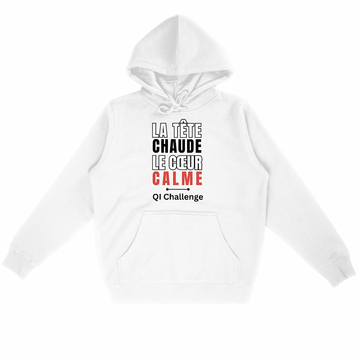 Sweat Léger Unisexe “Tête chaude, cœur calme” – QI Challenge - Image