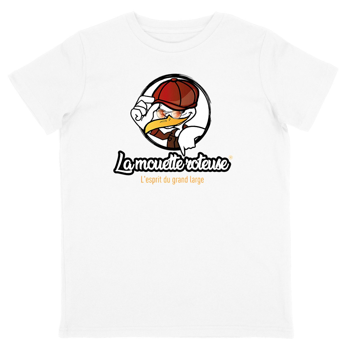 Image back Tee-shirt-la-mouette-roteuse-enfant-logo-classique
