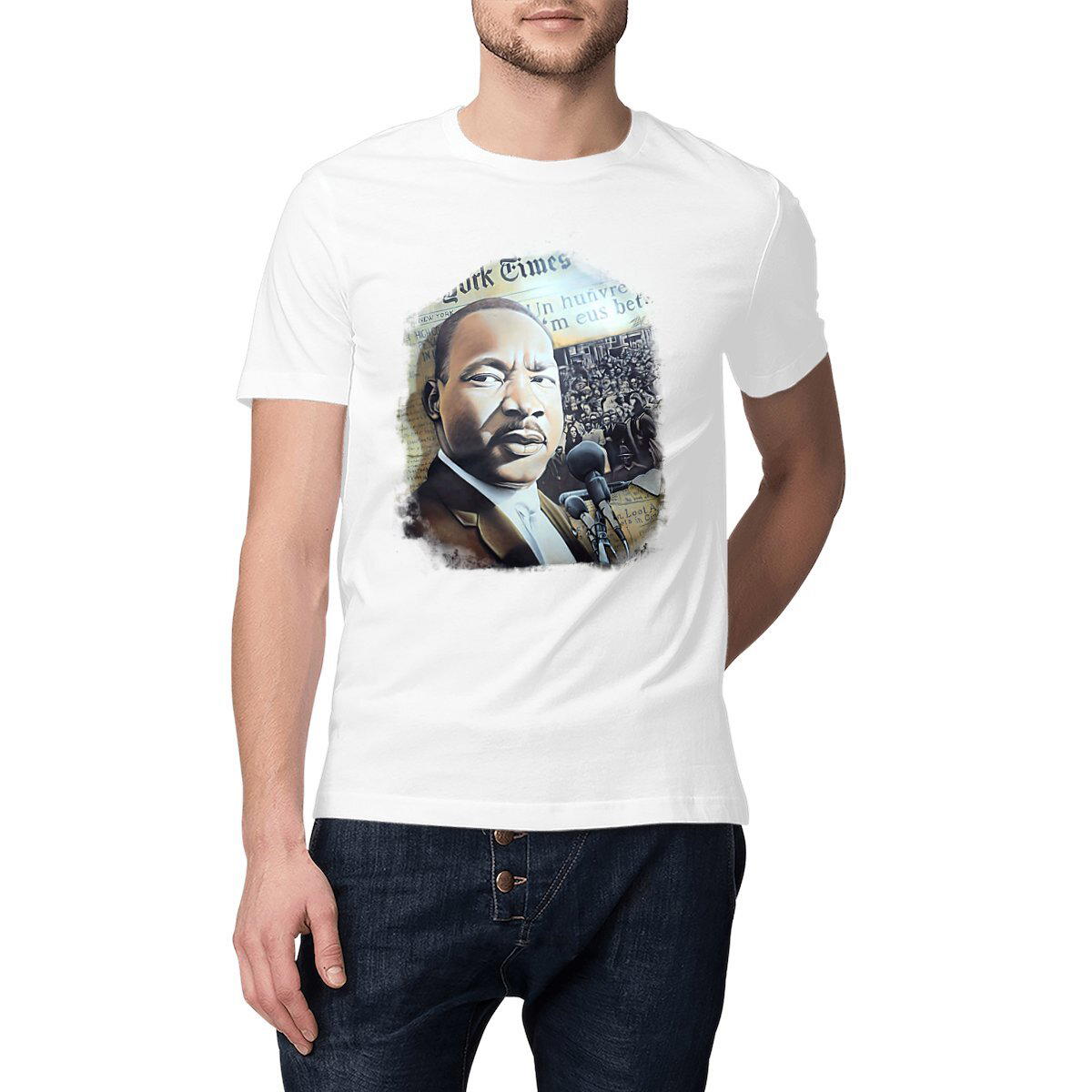 Image front Tee-shirt-mx-arts-tour-zag-martin-luther-king-unisexe