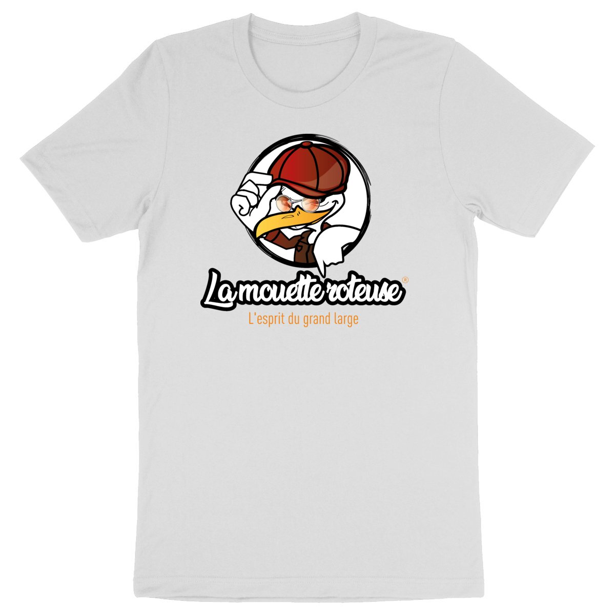 Image back Tee-shirt-la-mouette-roteuse-unisexe-logo-classique