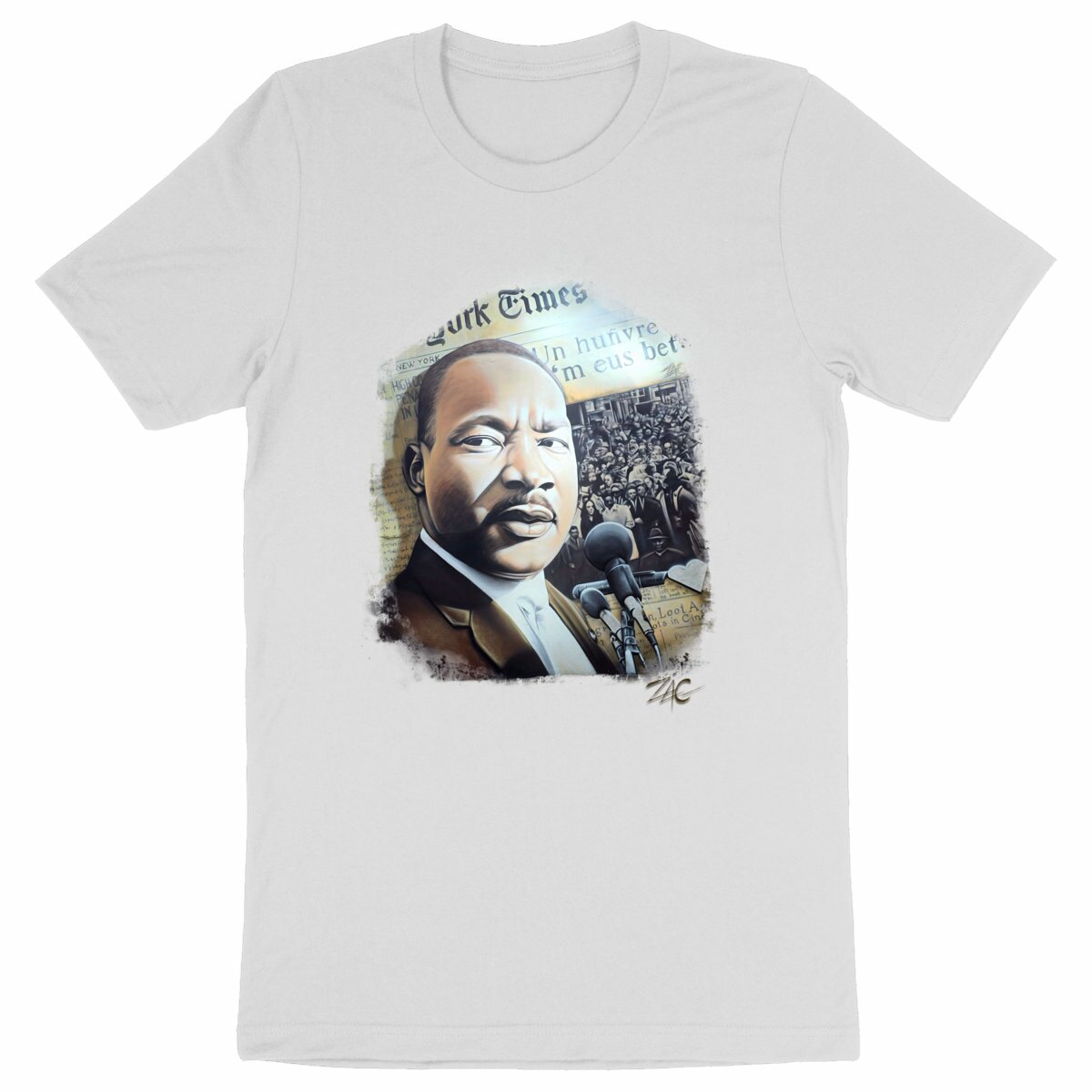Image back Tee-shirt-mx-arts-tour-mathieu-luther-king-zag-unisexe