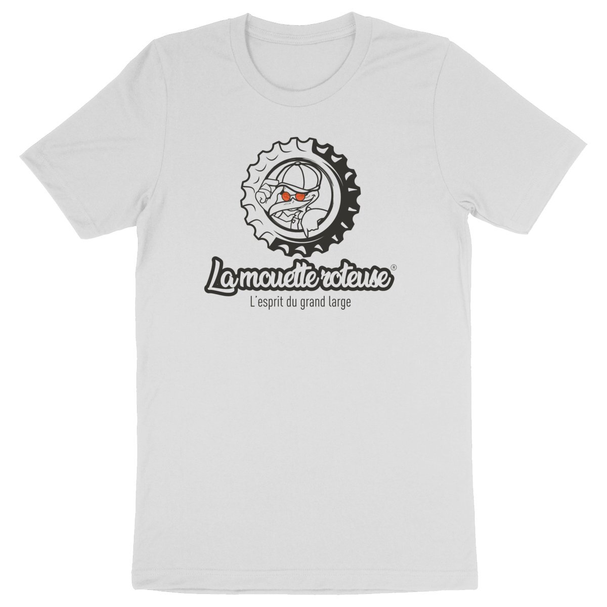 Image back Tee-shirt-la-mouette-roteuse-bad-ass-unisexe-capsule-noir