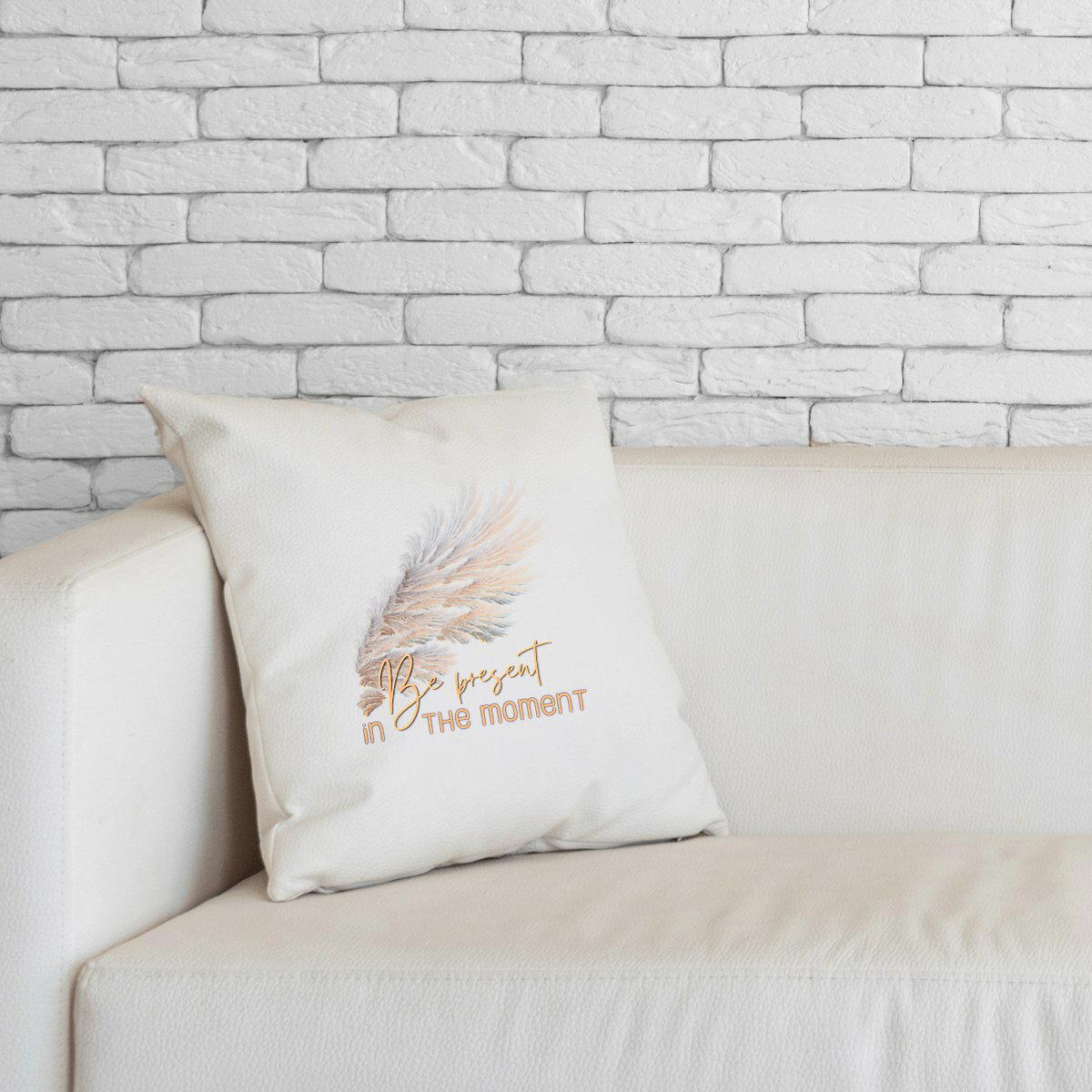 Image front Coussin Be present in the moment