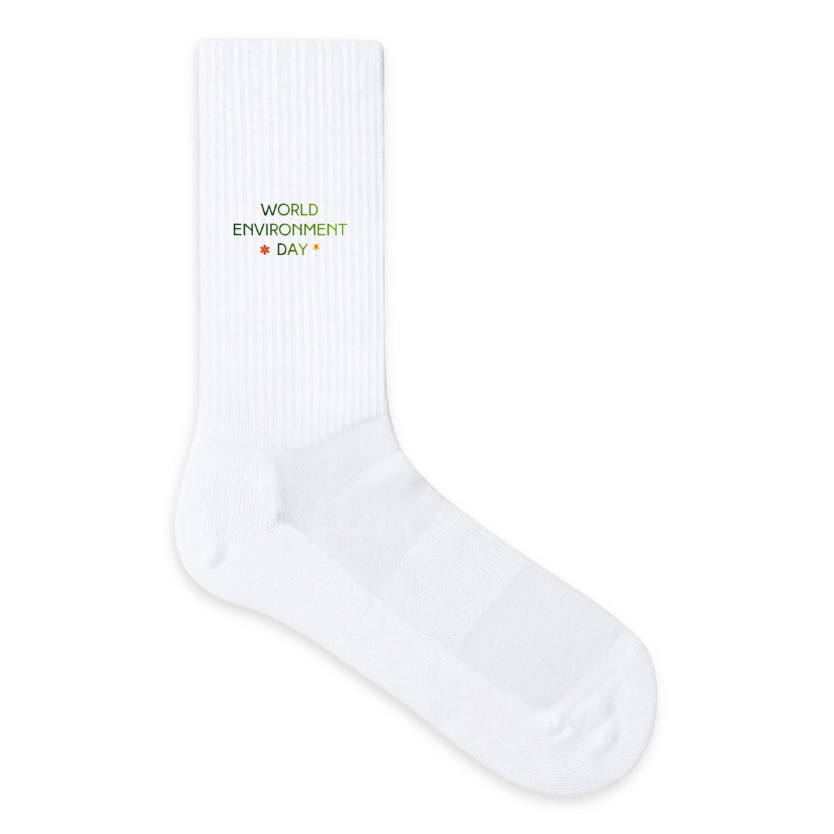 Image front Chaussettes : Célébrez la Journée Mondiale de l'Environnement