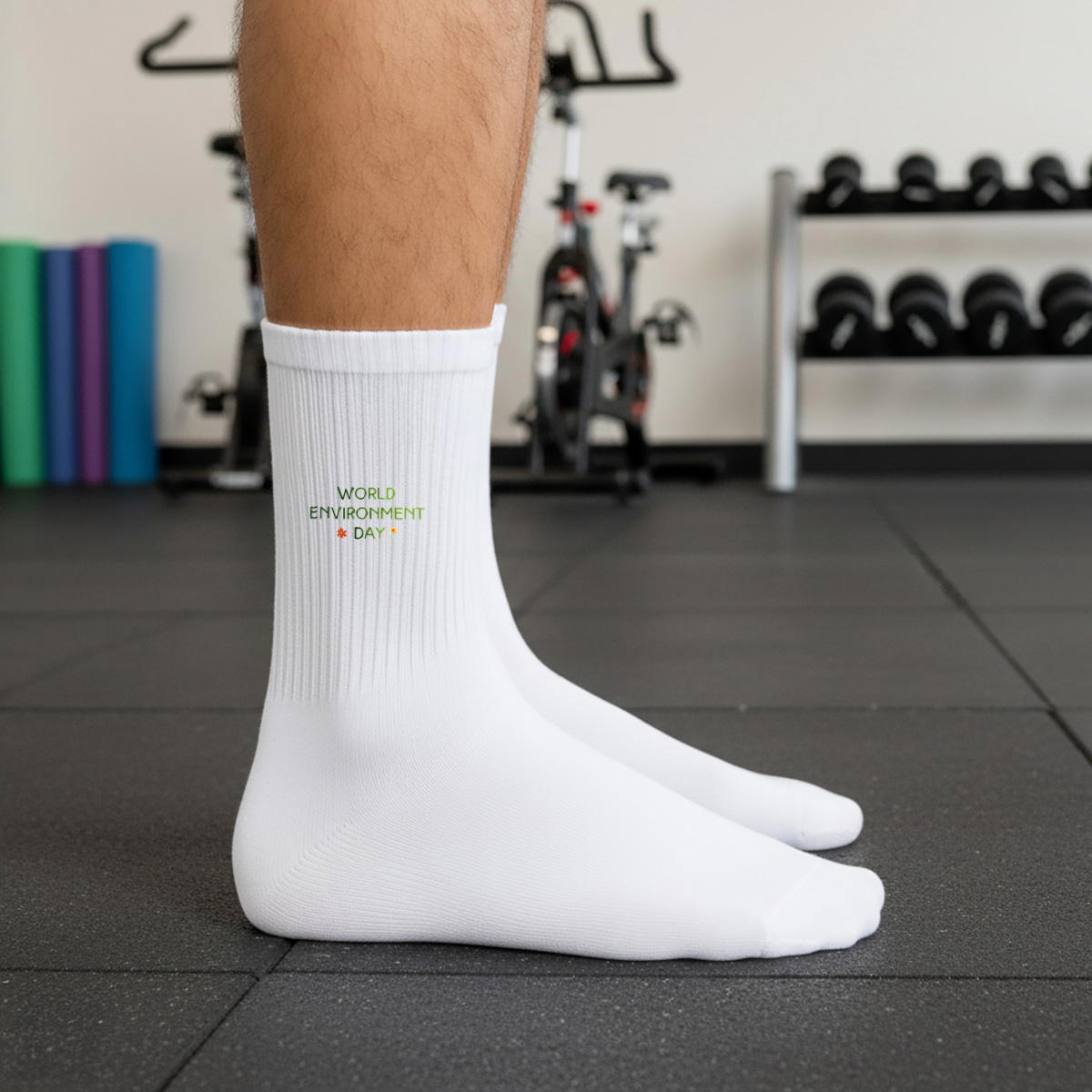 Image front Chaussettes : Célébrez la Journée Mondiale de l'Environnement