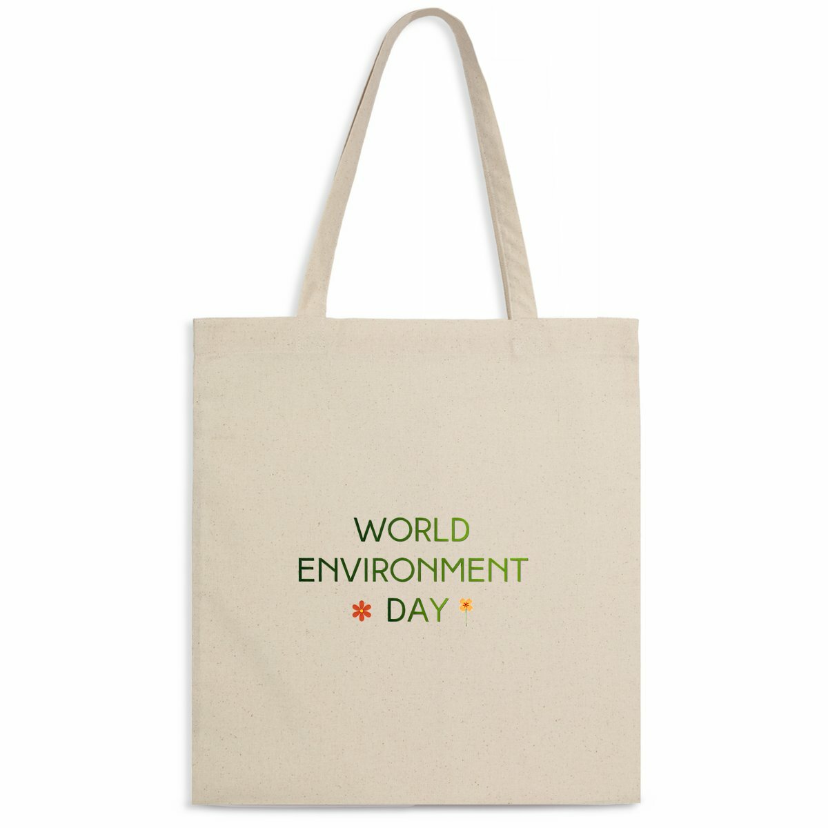 Image front Totebag léger Journée de l'Environnement : Pratique et Écologique