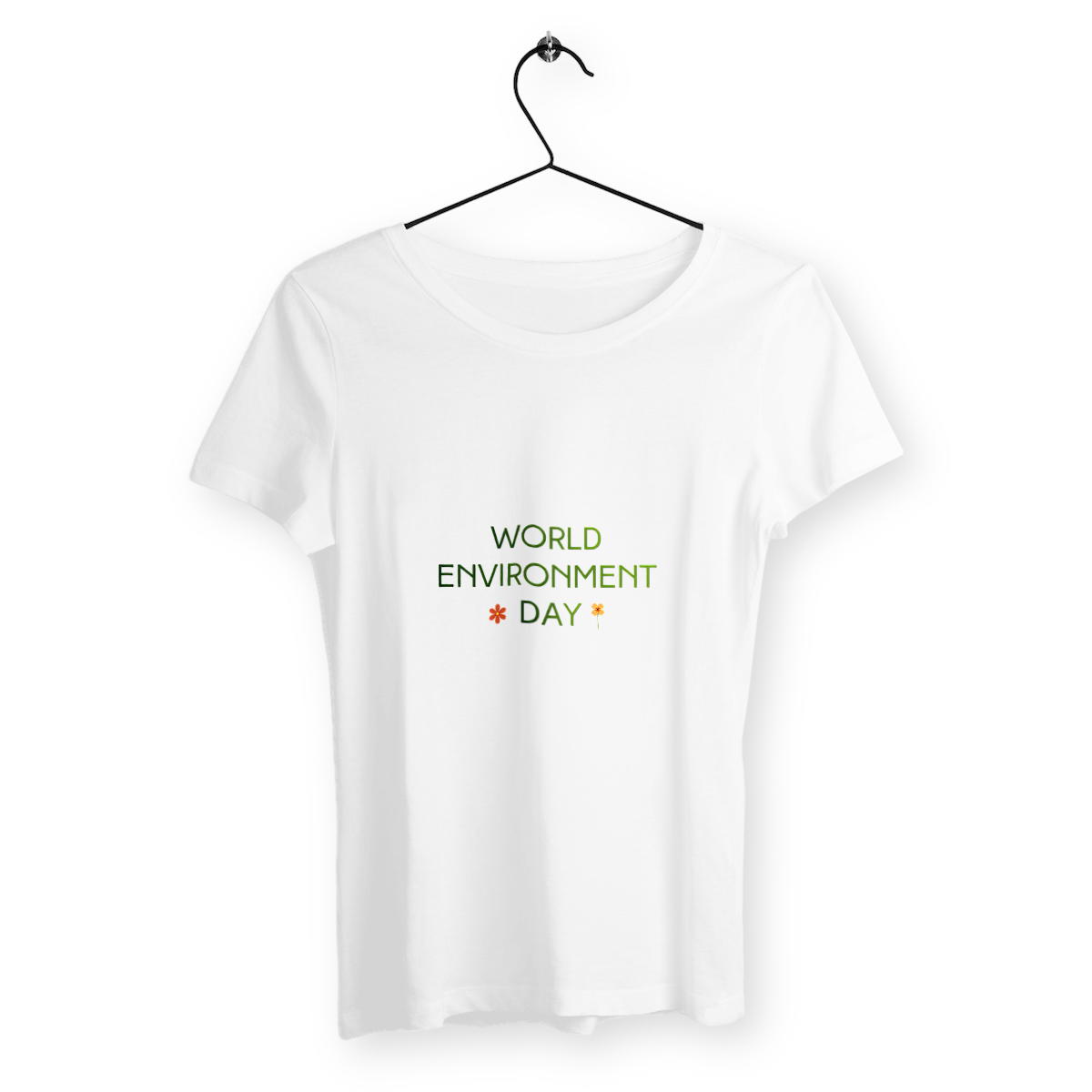 Image front T-shirt Femme Classique - Célébrez la Journée de l'Environnement