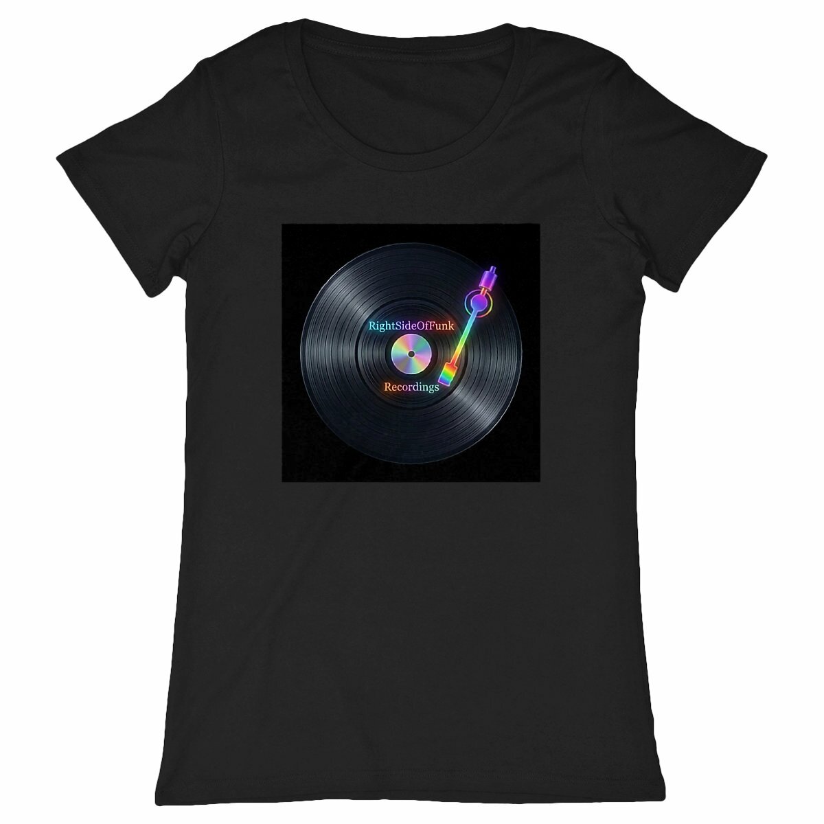 RightSideOfFunk Recordings Neon Womens Tee - Image