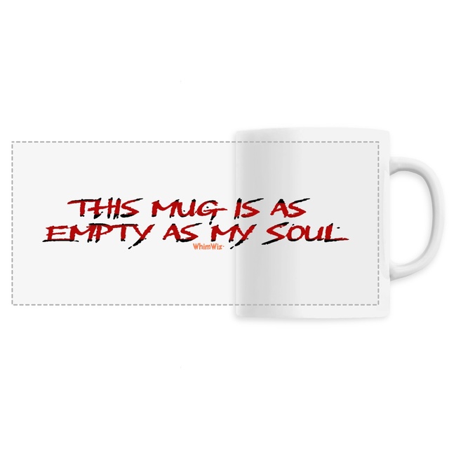 Image front This mug is as empty