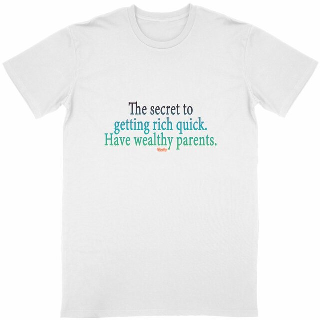 Image front The secret to getting rich quick