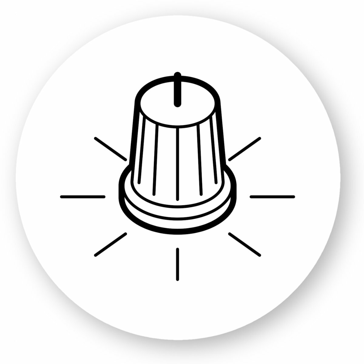 DeepWit Knob Sticker