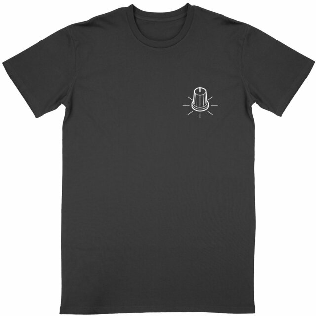 Unisex Classic T-shirt White Knob Logo