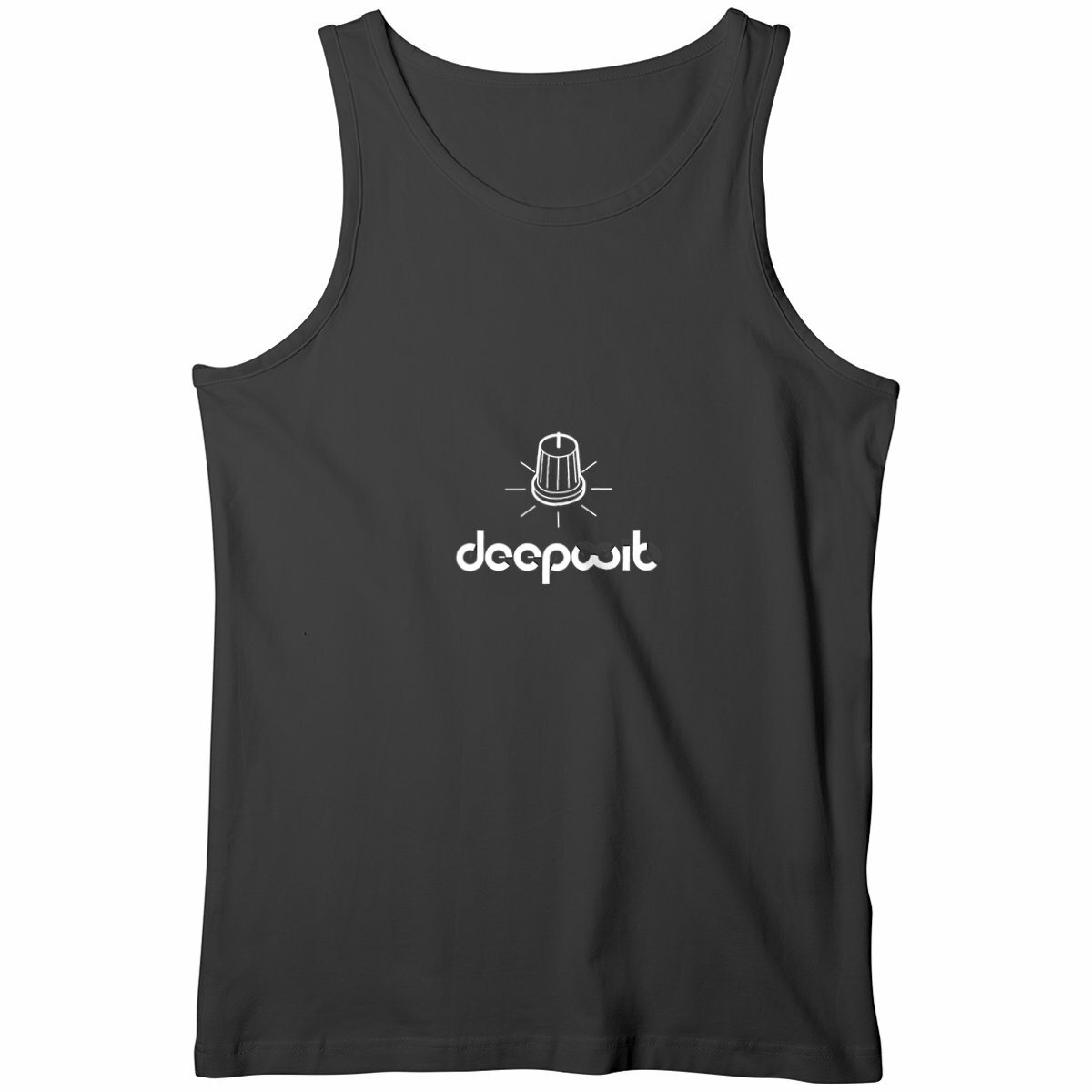Mens tank top White Logo
